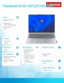 Laptop ThinkBook 16 G4+ 21CY003MPB W11Pro i7-1255U/16GB/512GB/INT/16.0 WUXGA/Arctic Grey/3YRS OS -1566365