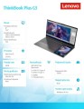 Laptop ThinkBook Plus G3 21EL000RPB W11Pro i7-12700H/16GB/512GB/INT/17.3 3K/Touch/Storm Grey/1YR Premier Support + 3YRS OS -1566431