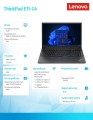 Laptop ThinkPad E15 G4 21E600DVPB W11Pro i5-1235U/8GB/256GB/INT/15.6 FHD/Black/1YR Premier Support + 3YRS OS -1582260