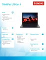 Laptop ThinkPad L13 Clam G4 21FG0007PB W11Pro i5-1335U/8GB/512GB/INT/13.3 WUXGA/Thunder Black/1YR Premier Support + 3YRS OS -1652364