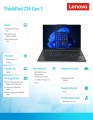 Laptop ThinkPad Z16 G1 21D4001DPB W11Pro 6850H/32GB/512GB/RX6500M4GB/LTE/16.0 WQUXGA/Touch/Arctic Grey/3YRS Premier Support -1566306