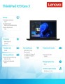 Ultrabook ThinkPad X13 G3 21BN009VPB W11Pro i5-1235U/16GB/512GB/16GB/512GB/INT/13.3 WUXGA/Touch/Billi Black/3YRS Premier Support -1583809