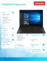 Ultrabook ThinkPad X1 Nano 20UN002PPB W10Pro i7-1160G7/16GB/1TB/INT/LTE/13.0 2K/Black/3YRS Premier Support -1481254