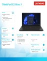 Ultrabook ThinkPad X13 G3 21BN00A0PB W11Pro i7-1260P/16GB/512GB/INT/13.3 WUXGA/Touch/Villi Black/3YRS Premier Support -1582476