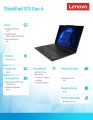 Ultrabook ThinkPad X13 G4 21EX004BPB W11Pro i7-1355U/16GB/1TB/INT/13.3 WUXGA/Deep Black/3YRS Premier Support + CO2 Offset -1654961