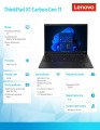 Ultrabook ThinkPad X1 C11 21HM0064PB W11Pro i5-1335U/16GB/512GB/INT/LTE/14.0 WUXGA/Black/3YRS Premier Support + CO2 Offset -1642590