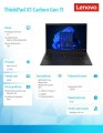 Ultrabook ThinkPad Carbon G11 21HM004RPB W11Pro i7-1355U/16GB/512GB/INT/LTE/14.0 WUXGA/Touch/Black/3YRS Premier Support + CO2 Offset -1642850