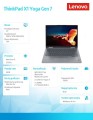 Ultrabook ThinkPad X1 Yoga G7 21CD004LPB W11Pro i7-1255U/16GB/512GB/INT/LTE/14.0 WUXGA/Touch/Gray/3YRS Premier Support -1563664