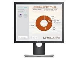 Monitor P1917S 19 cali IPS LED SXGA 1280x1024 /5:4/HDMI(1.4)/DP(1.2)/VGA/2xUSB 2.0/3xUSB 3.0/3Y PPG-1372927