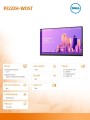 Monitor P2222H-WOST 21.5 cali IPS LED Full HD (1920x1080) /16:9/HDMI/DP/VGA/5xUSB 3.0/No Stand/3Y PPG -1584388