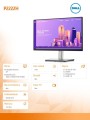 Monitor P2222H 22 cali LED IPS 16:9/1920x1080/DP/VGA/3Y -1553706