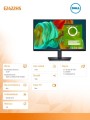 Monitor E2424HS 23.8 cala VA LED Full HD (1920x1080)/16:9/VGA/HDMI/DP/Speakers/3Y AES -1637110