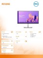 Monitor P2722H 27 cali LED IPS FHD/16:9/VGA/HDMI/DP/5Y-1515069