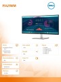 Monitor P3421W 34 cale IPS Curved WQHD (3440x1440)/21:9/HDMI/DP/USB-C/USB/3Y-1533498