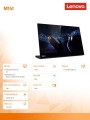 Monitor 14.0 ThinkVision M14t LCD 62A3UAT1WL -1495729