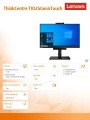 Monitor 23.8 ThinkCentre Tiny-in-One 24Gen4 Touch WLED 11GCPAT1EU -1461809