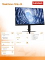 Monitor 23.8 ThinkVision T24h-20 LCD 61F0GAT1EU-1474040