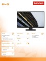 Monitor 23.8 ThinkVision E24-28 WLED LCD 62B8MAT3EU-1489309