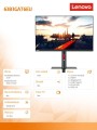 Monitor 23.8 cali ThinkVision P24h-30 WLED LCD 63B3GAT6EU -1656856