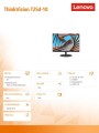Monitor 25 ThinkVision T25d-10 WLED LCD 61DBMAT1EU-1429007