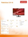 Monitor 27 ThinkVision T27i-10 WLED Backlit LCD 61C6MAT1EU-1406772