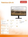 Monitor 27.0 ThinkVision S27e-20 LCD WLED 62AFKAT2EU -1479985