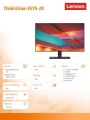 Monitor 27.0 ThinkVision P27h-20 WLED LCD 62DAGAT6EU -1541556