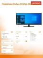 Monitor 39.7 ThinkVision P40w-20 Ultra-Wide Curved LCD 62DDGAT6EU -1541496