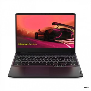 Notebook IdeaPad Gaming3 82K200N6PB DOS 5600H/16GB/512GB/RTX3050 4GB/15.6/Shadow Black/2YRS CI 