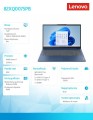 Notebook IdeaPad Slim 3 82XQ0075PB W11H 7520U/8GB/512GB/INT/15.6 FHD/Abyss Blue/3YRS CI-1672195