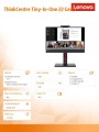 Monitor 21.5 cala ThinkCentre Tiny-in-One 22Gen5 WLED 12N8GAT1EU -1681412