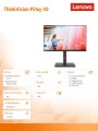 Monitor 23.8 cala ThinkVision P24q-30 WLED LCD 63B4GAT6EU -1681933