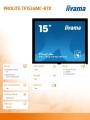 Monitor 15 cali TF1534MC-B7X TN,10 punktów dotykowych, HDMI, DP, 4:3, P65, 7H, USB -1562671