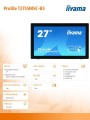 Monitor 27cali T2735MSC-B3 IPS USB,HDMI,Webcam-1495206