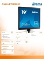 Monitor 19 cali ProLite E1980D-B1 VGA,DVI,5:4,TN,5ms,250cd -1536424