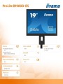 Monitor 19 cali B1980D-B5 DVI,VGA,PIVIOT,HAS/150mm,5:4 -1662164