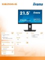 Monitor 22 cale XUB2293HS-B5 IPS,HDMI,DP,HAS(150mm),2x1W -1634945