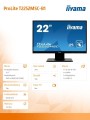 Monitor 22 T2252MSC-B1 10 PKT.DOTYKU,OPTYKA, FHD-1377539