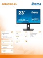 Monitor 23 cale XUB2390HS-B5 IPS,D-SUB,DVI,HDMI,PIVOT,2x2W,HAS(15cm)-1649825